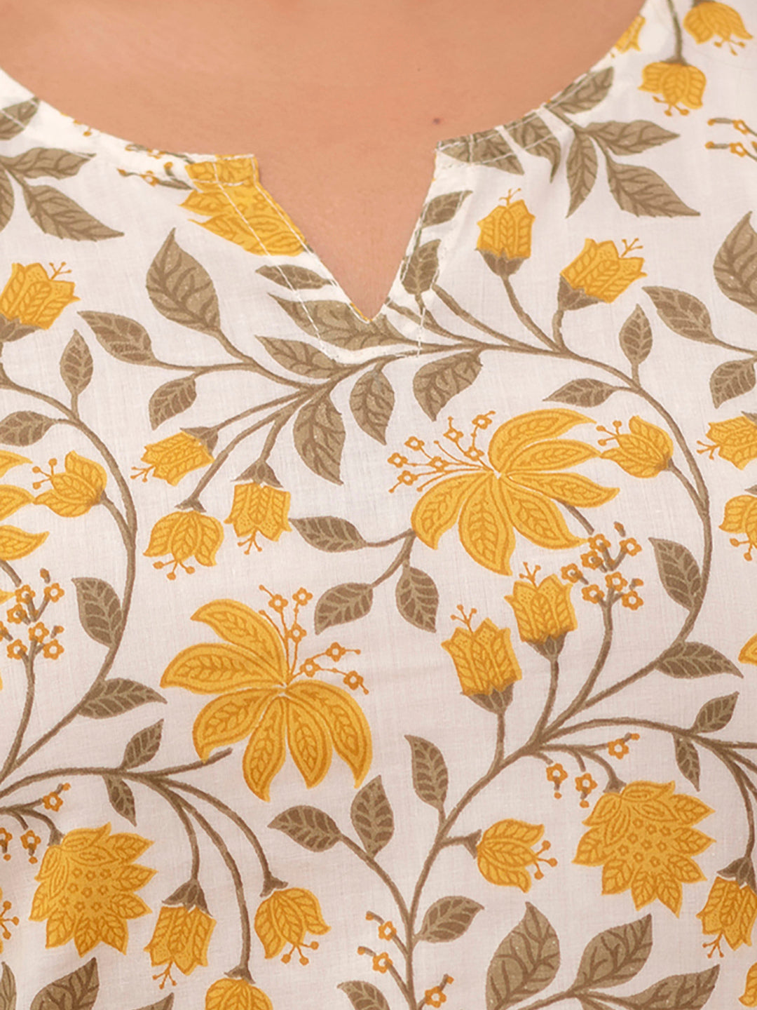 Floral Printed Pure Cotton Night Suits FRLW9046