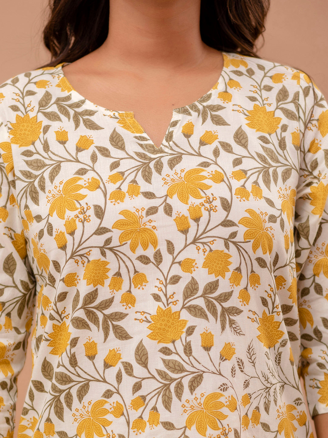 Floral Printed Pure Cotton Night Suits FRLW9046