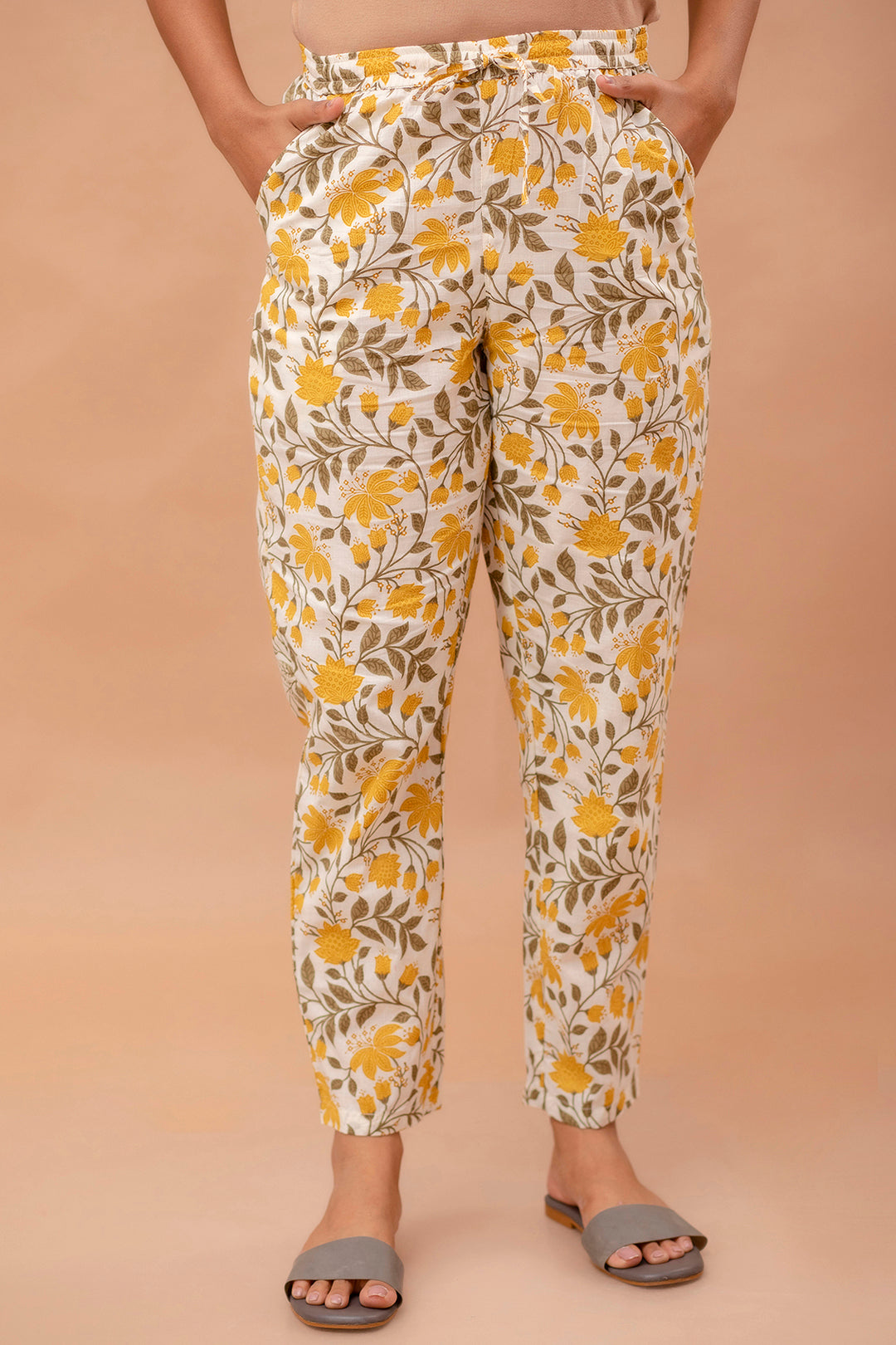 Floral Printed Pure Cotton Night Suits FRLW9046
