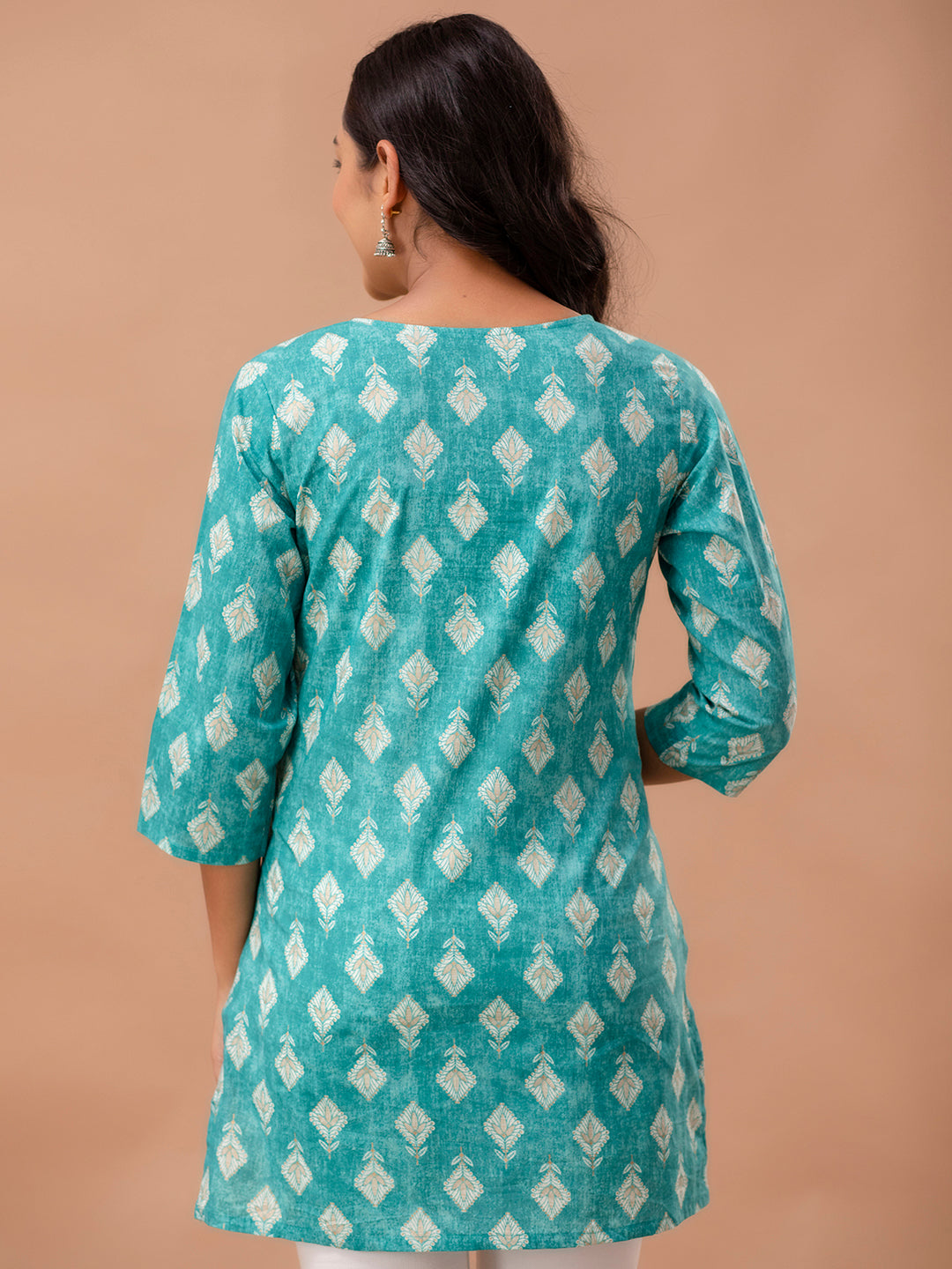 Ethnic Motifs Printed Pure Cotton Kurti FRKT6257