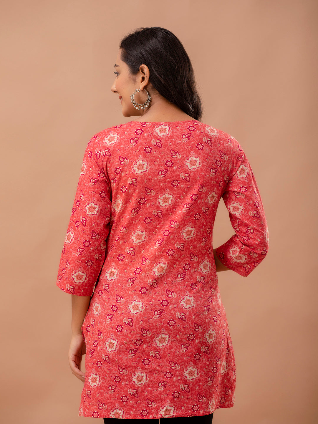 Ethnic Motifs Printed Pure Cotton Kurti FRKT6256