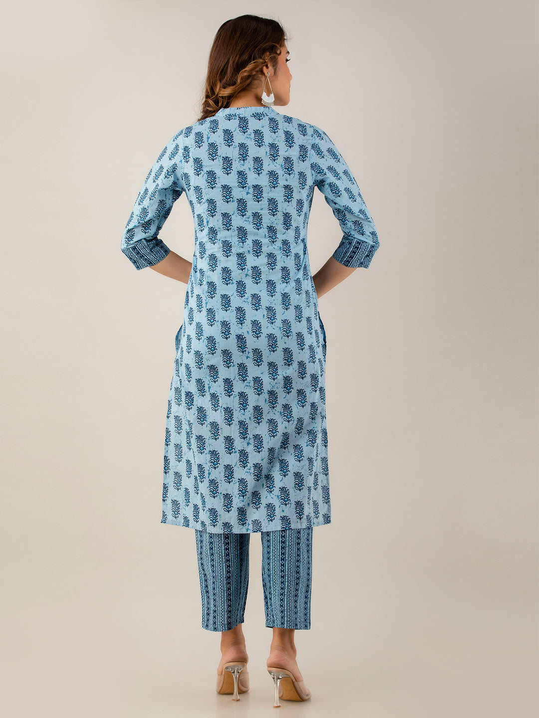 Women Kurta Pant Dupatta Set FRKT6723