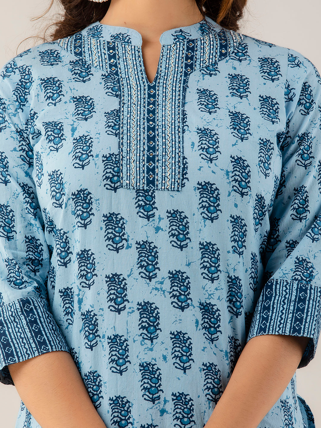 Women Kurta Pant Dupatta Set FRKT6723