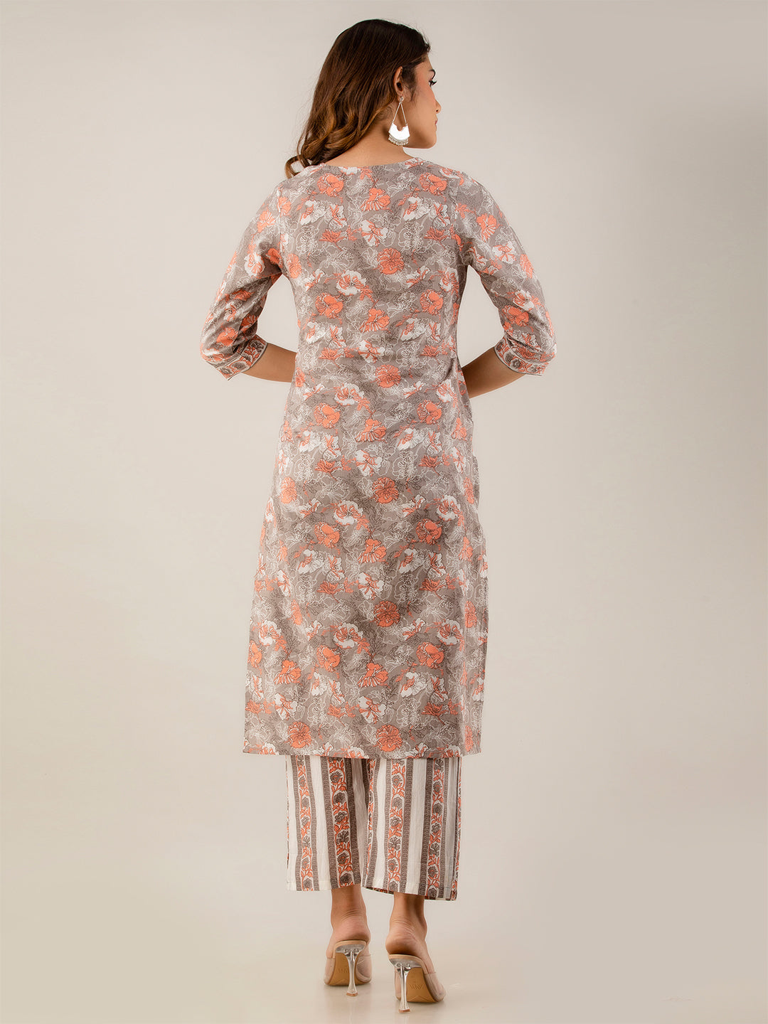 Women Kurta Pant Dupatta Set FRKT6724