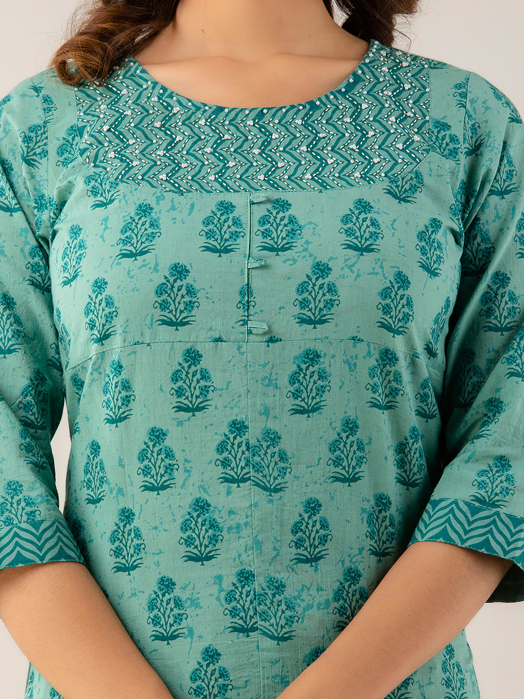 Women Kurta Pant Dupatta Set FRKT6725
