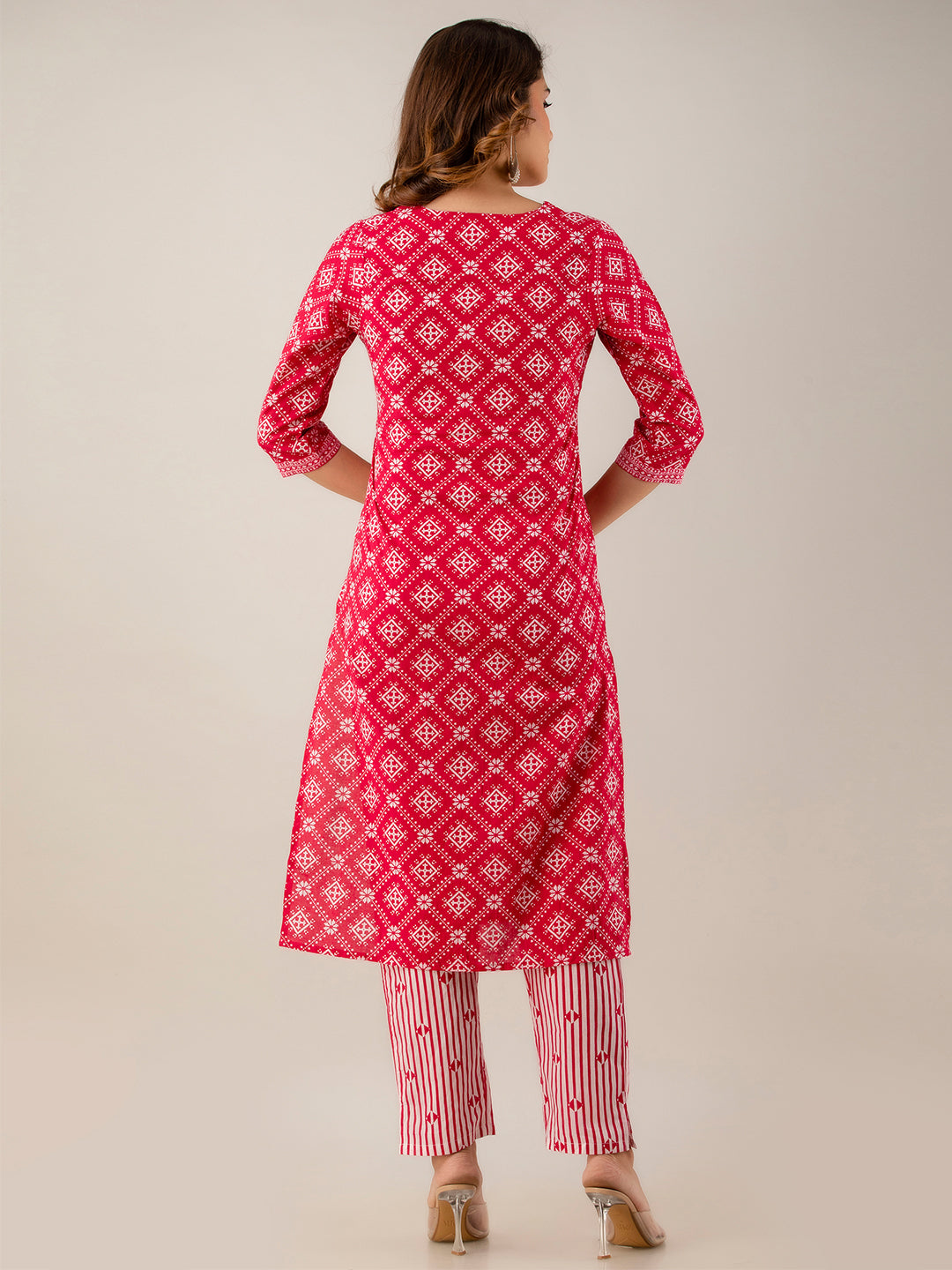 Women Kurta Pant Dupatta Set FRKT6722