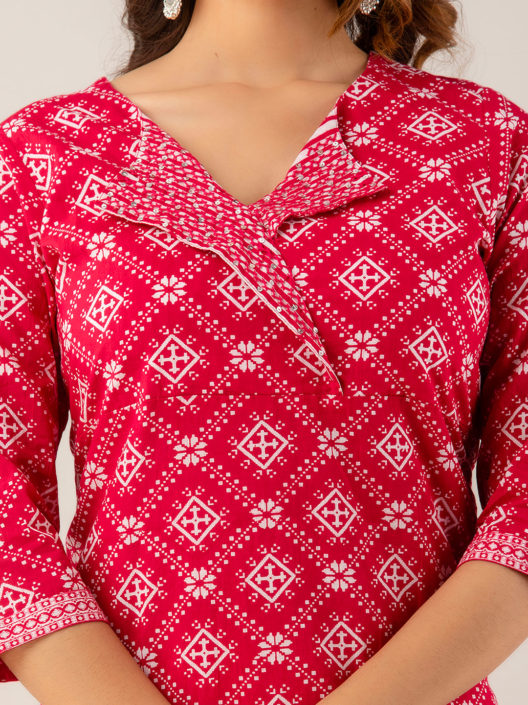 Women Kurta Pant Dupatta Set FRKT6722