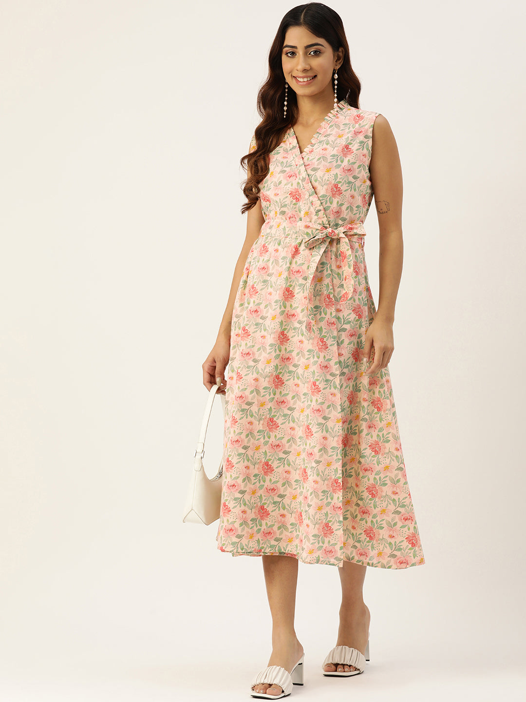 Wrap Around Angrakha Dress