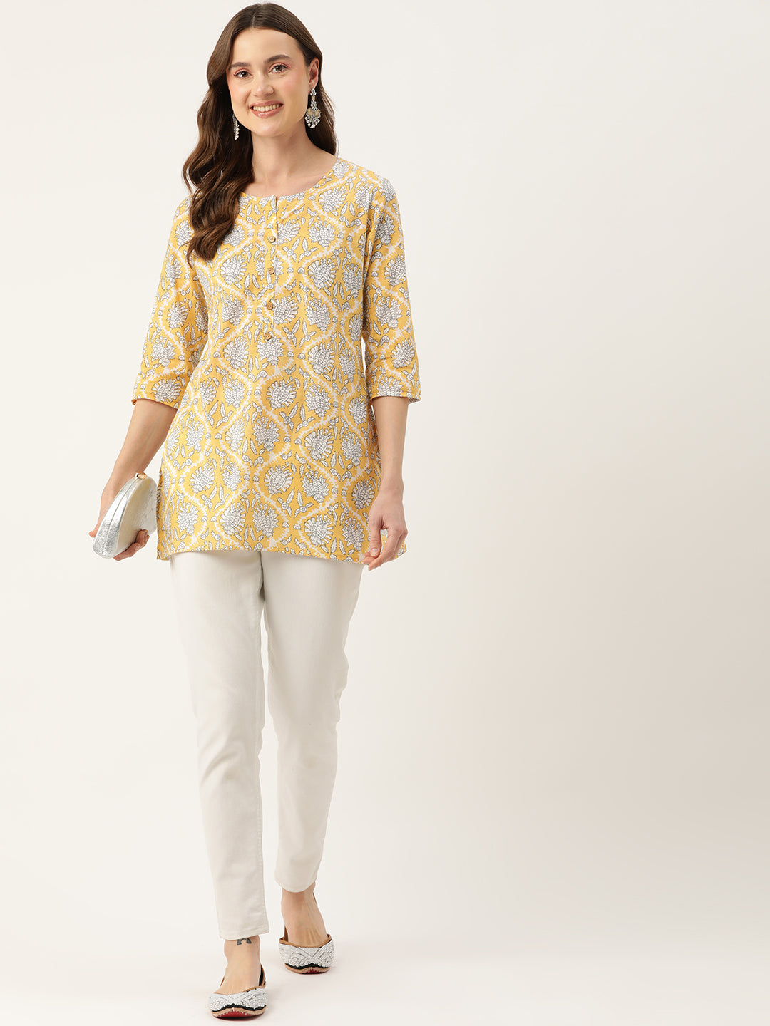 Feranoid 4 Button Kurti FRKT6416