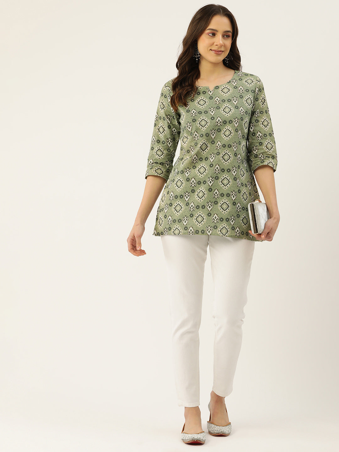 Feranoid Designer V-Neck Top FRKT6362