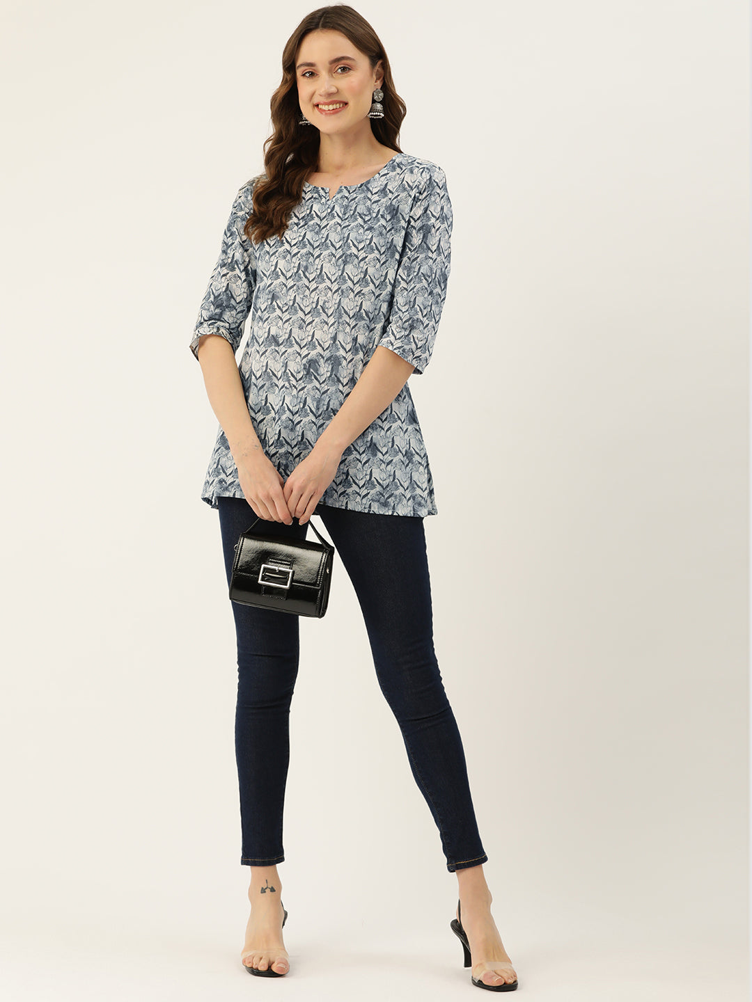 Feranoid Designer V-Neck Top FRKT6363