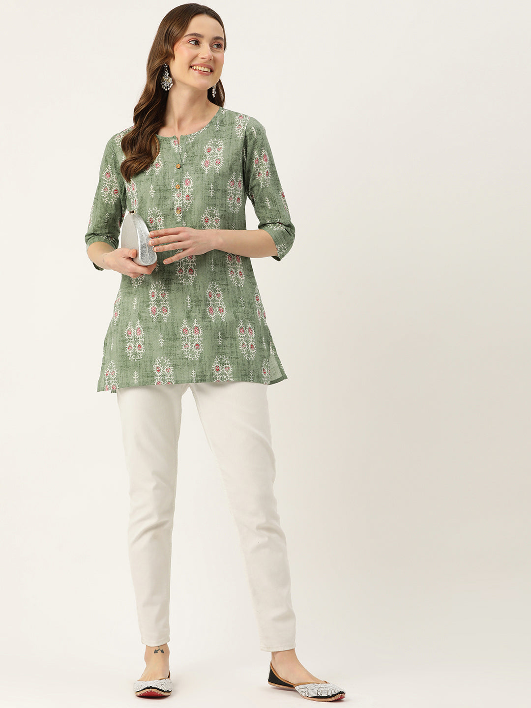 Feranoid 4 Button Kurti FRKT6415