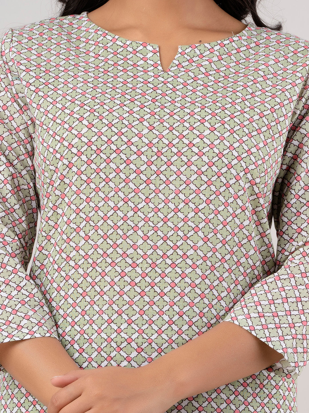 Floral Printed Pure Cotton Night Suits FRLW9022