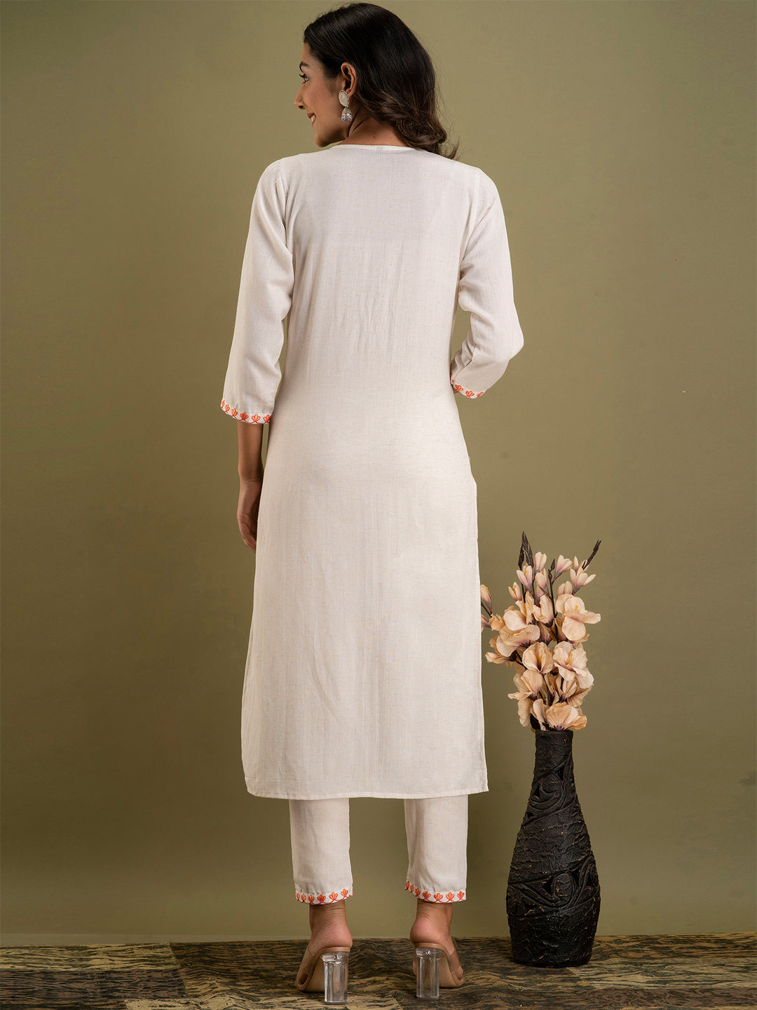Women Kurta Pant Set FRKT6721