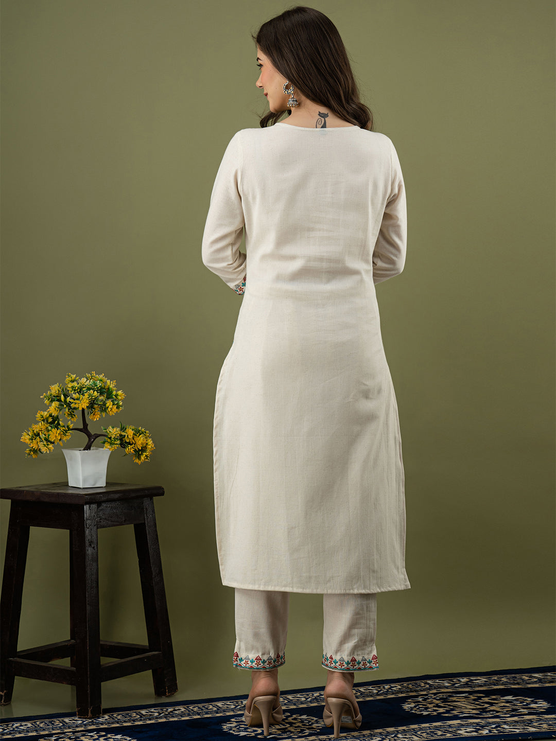 Women Kurta Pant Set FRKT6720