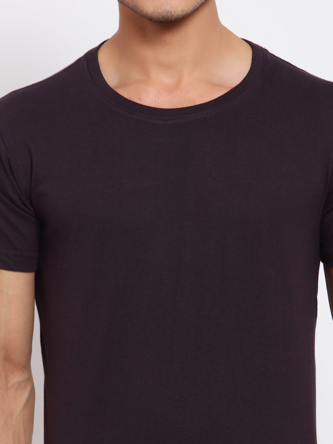 Plain Grey Half Sleeves T-Shirt