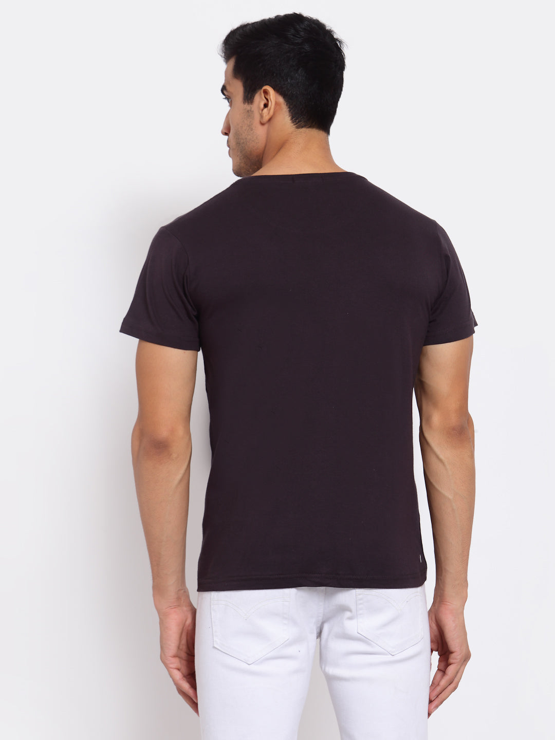Plain Grey Half Sleeves T-Shirt