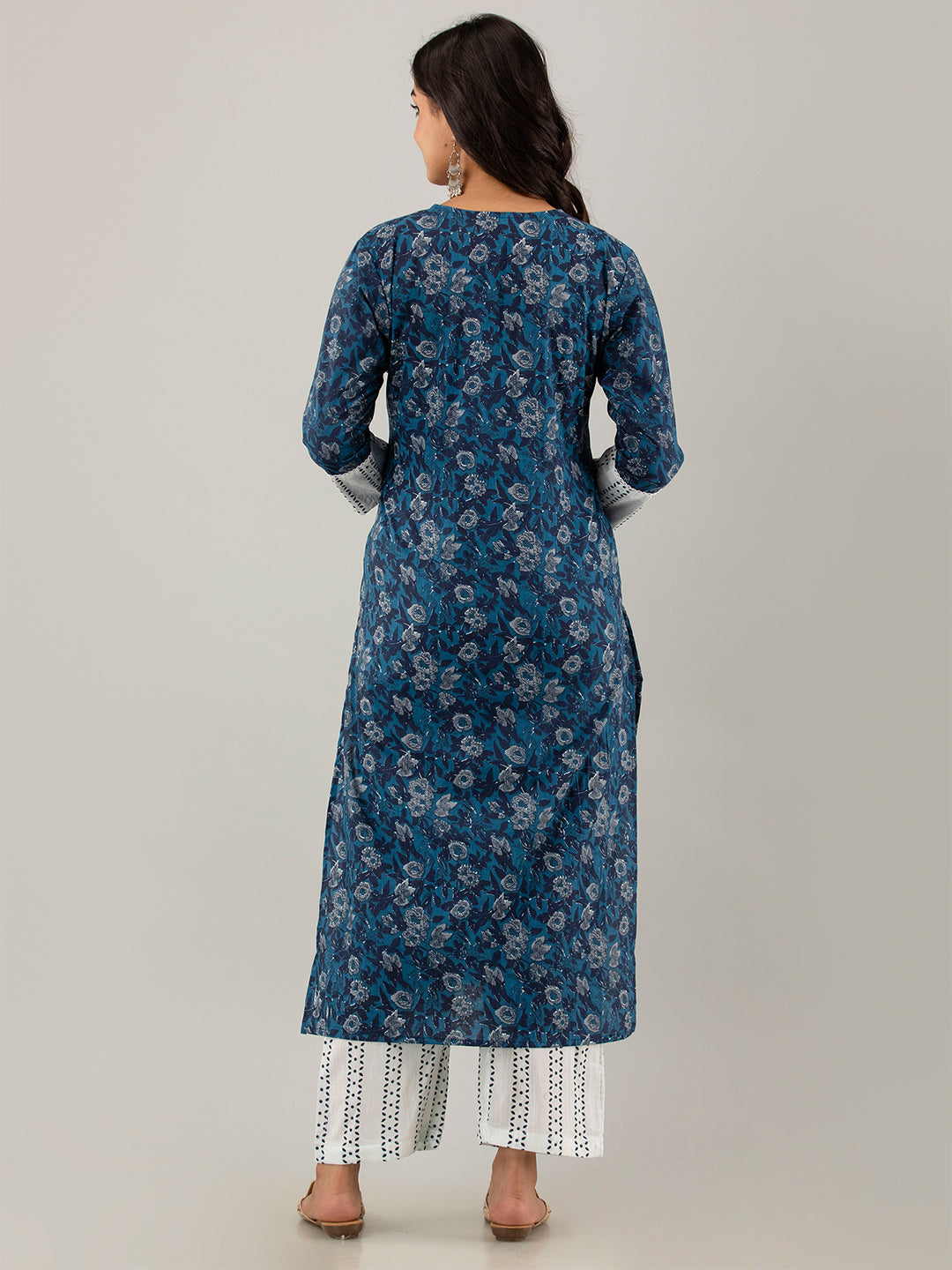 Women Kurta Pant Dupatta Set FRKT6716