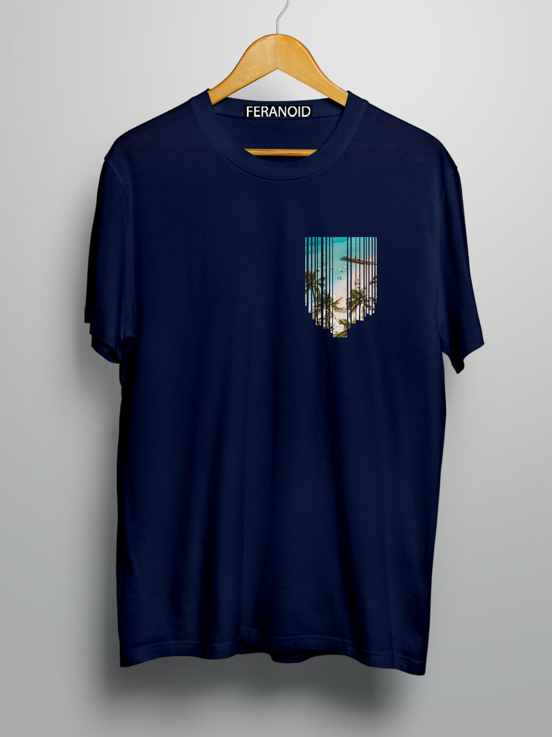 Beach Pocket Blue T-Shirt