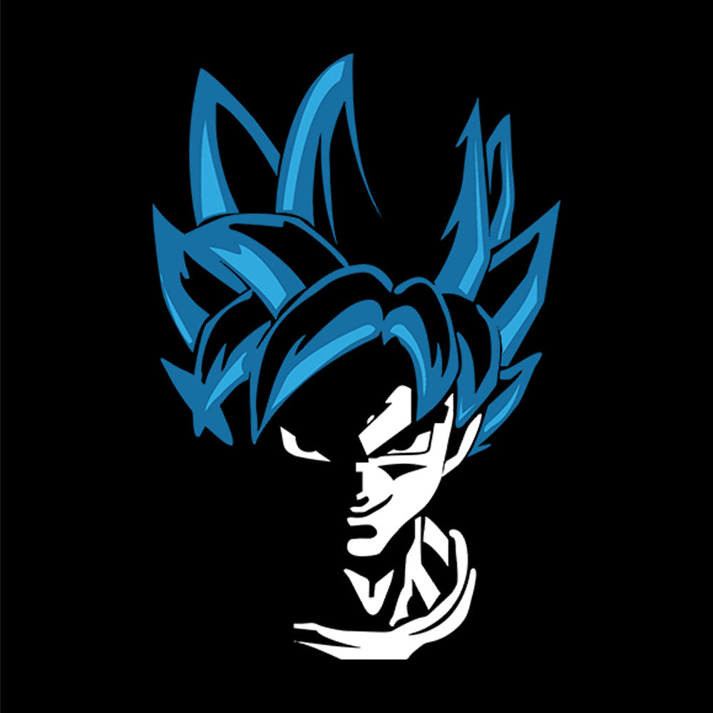 Blue Goku Black T-Shirt