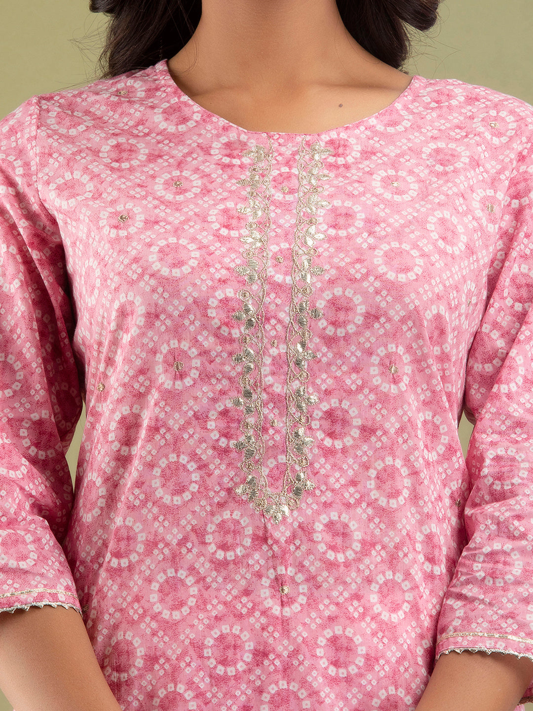 Women Kurta Pant Dupatta Set FRKT6736