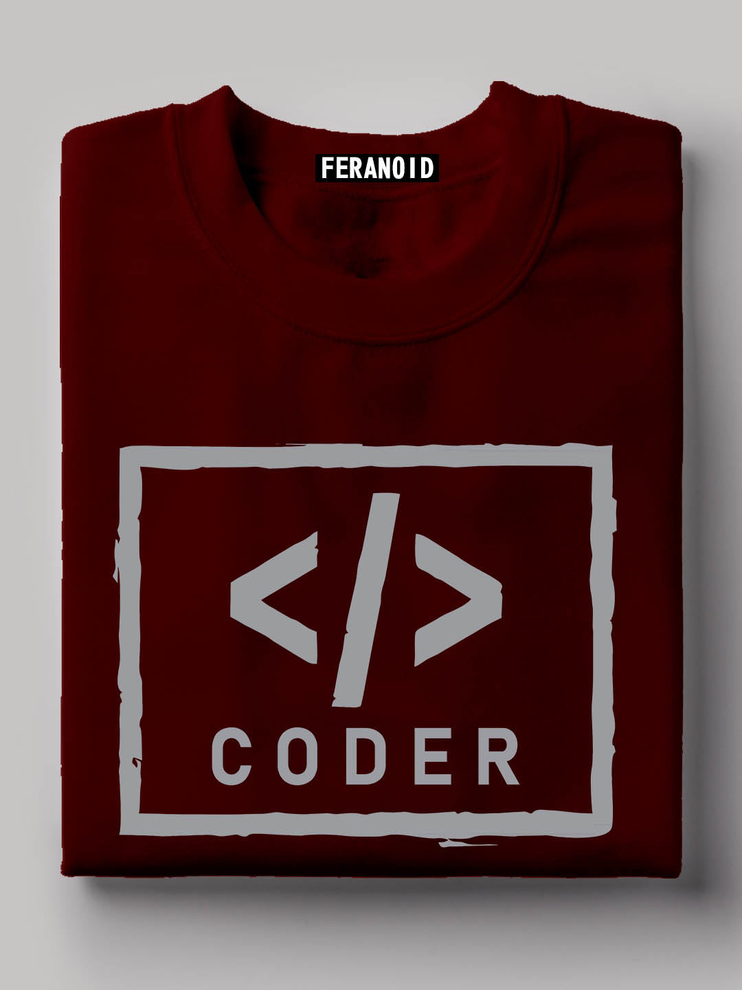 Coder Maroon T-Shirt