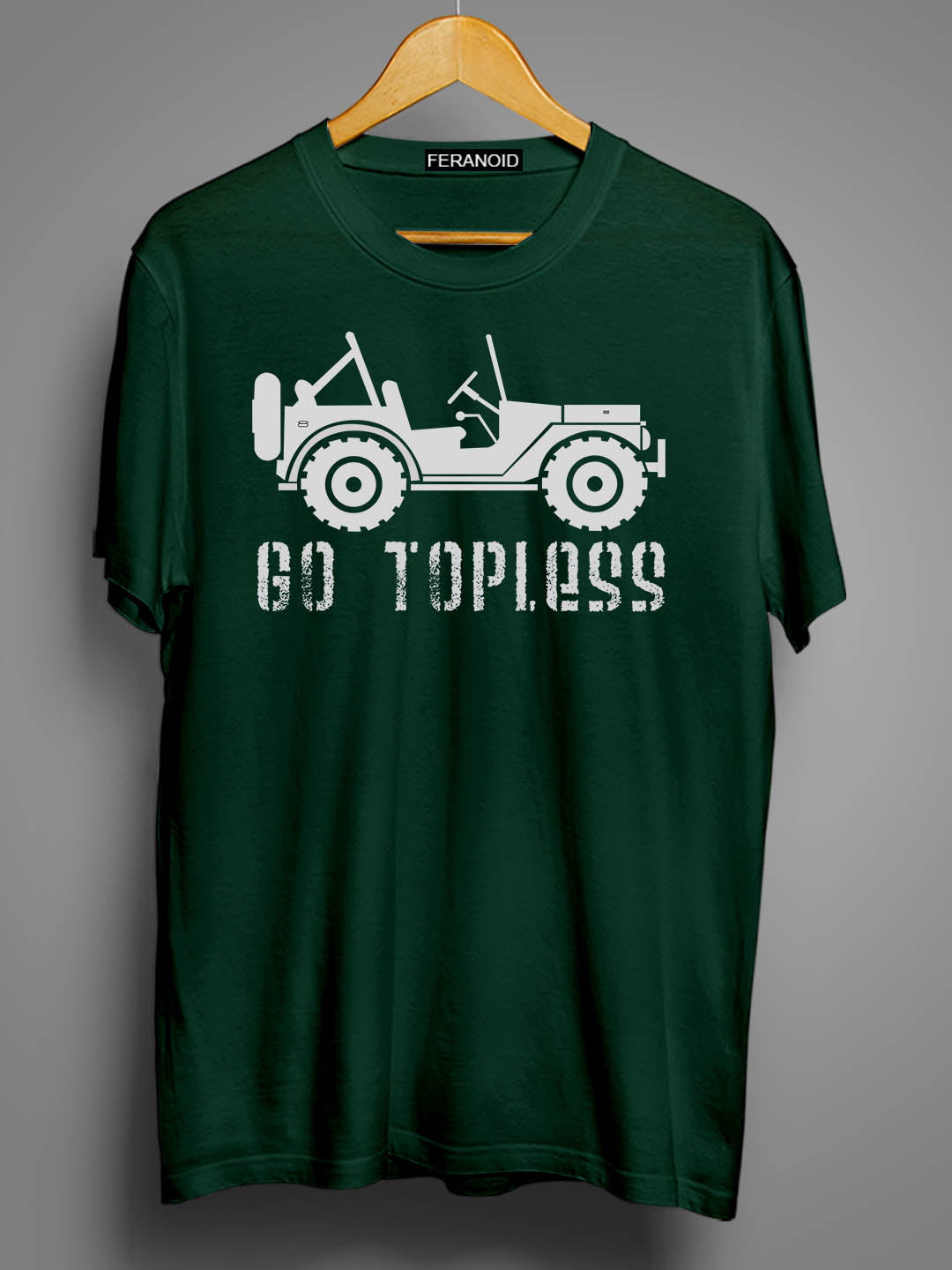 Go Topless Green T-Shirt