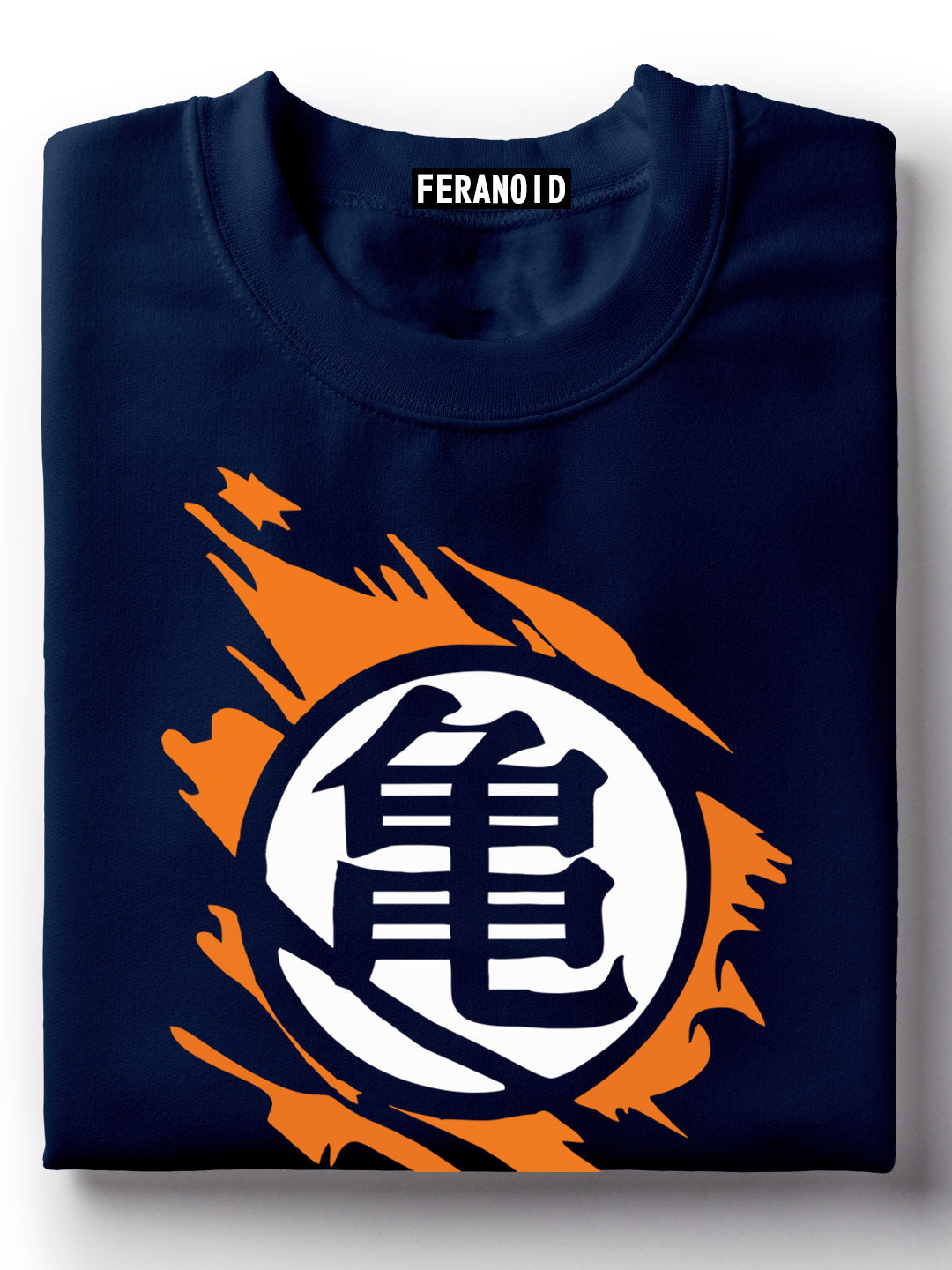 Goku Kame Symbol Blue Half Sleeve T-Shirt