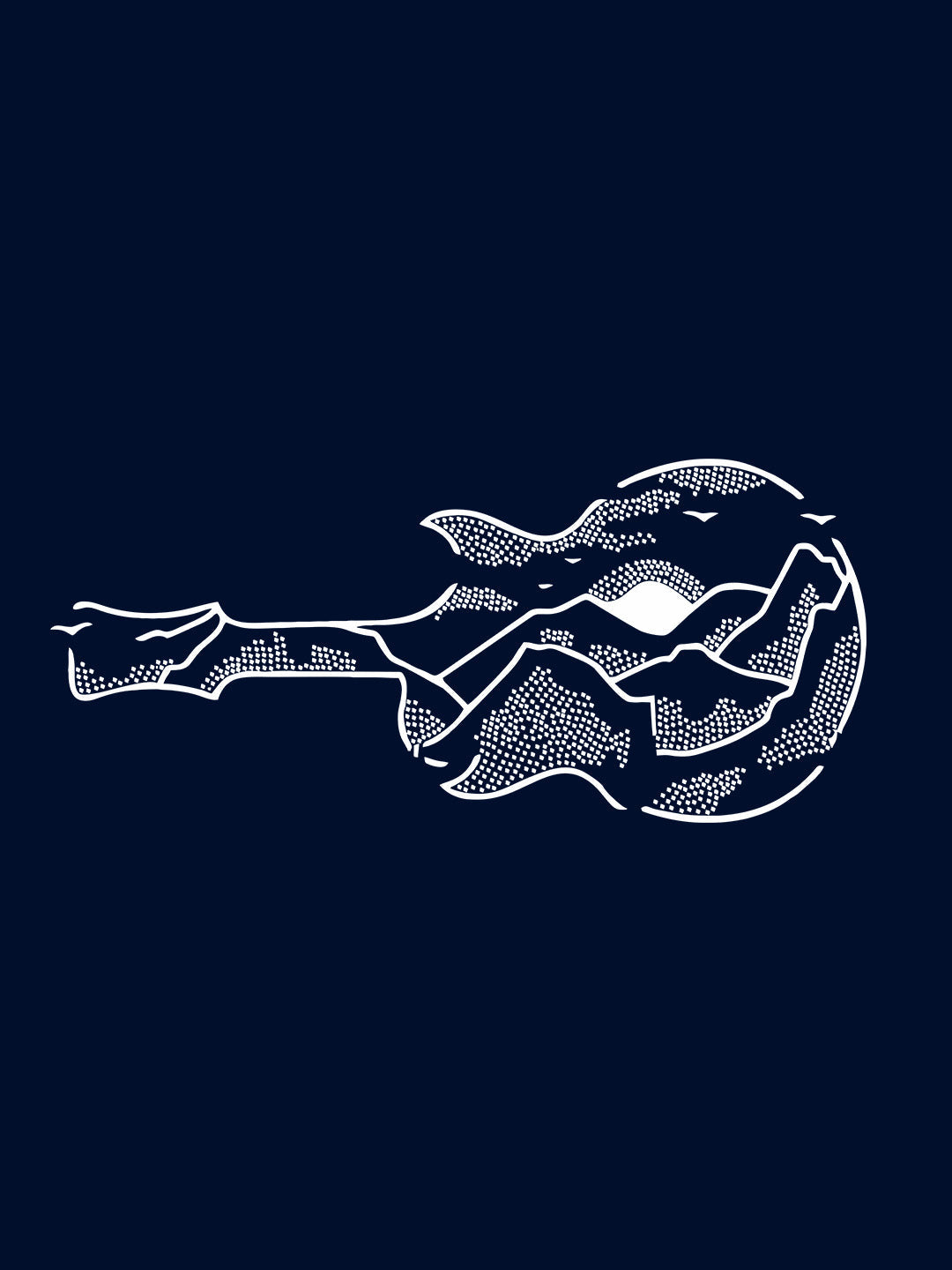Guitar Blue T-Shirt