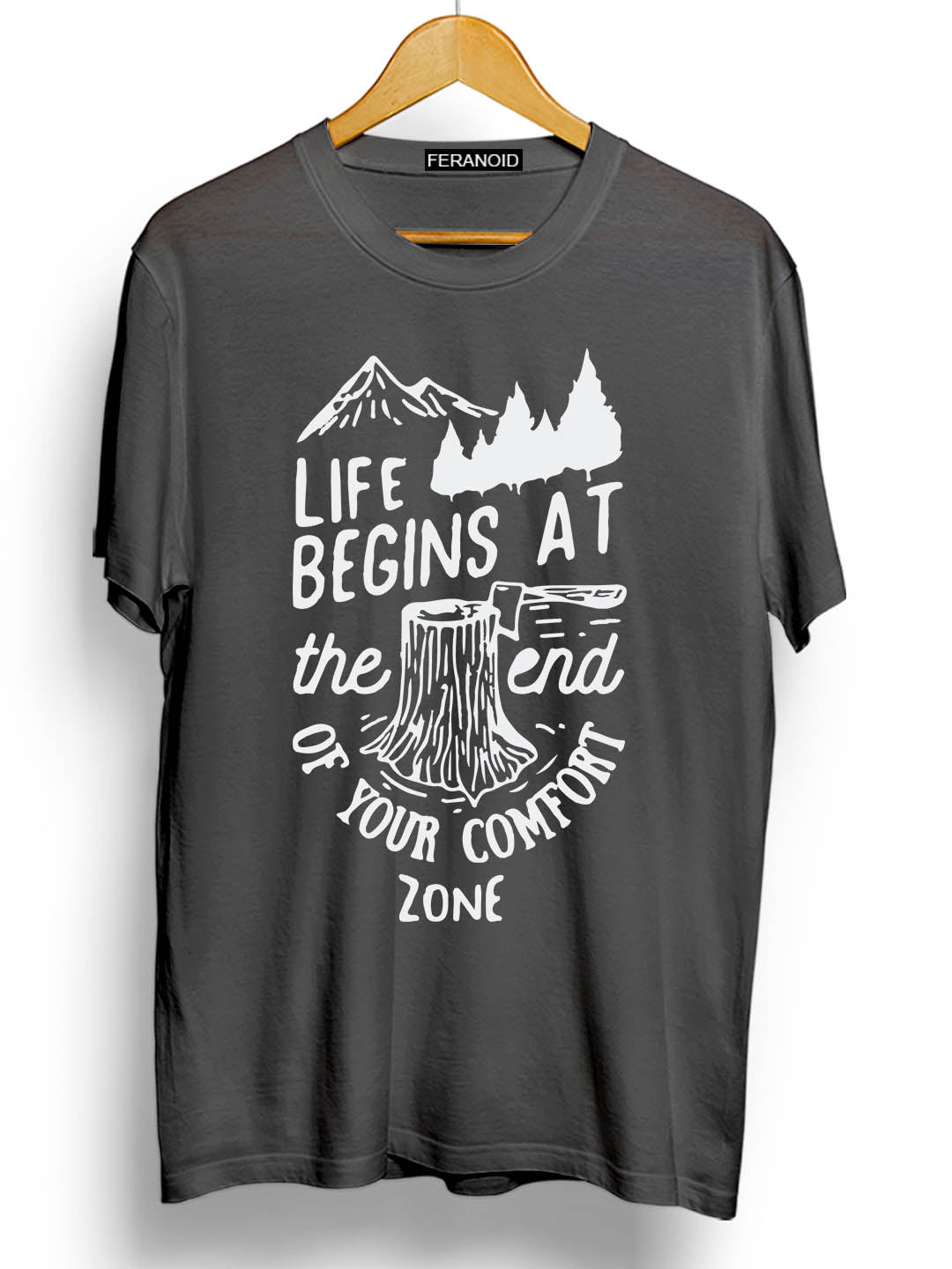 Life Begins Black T-Shirt