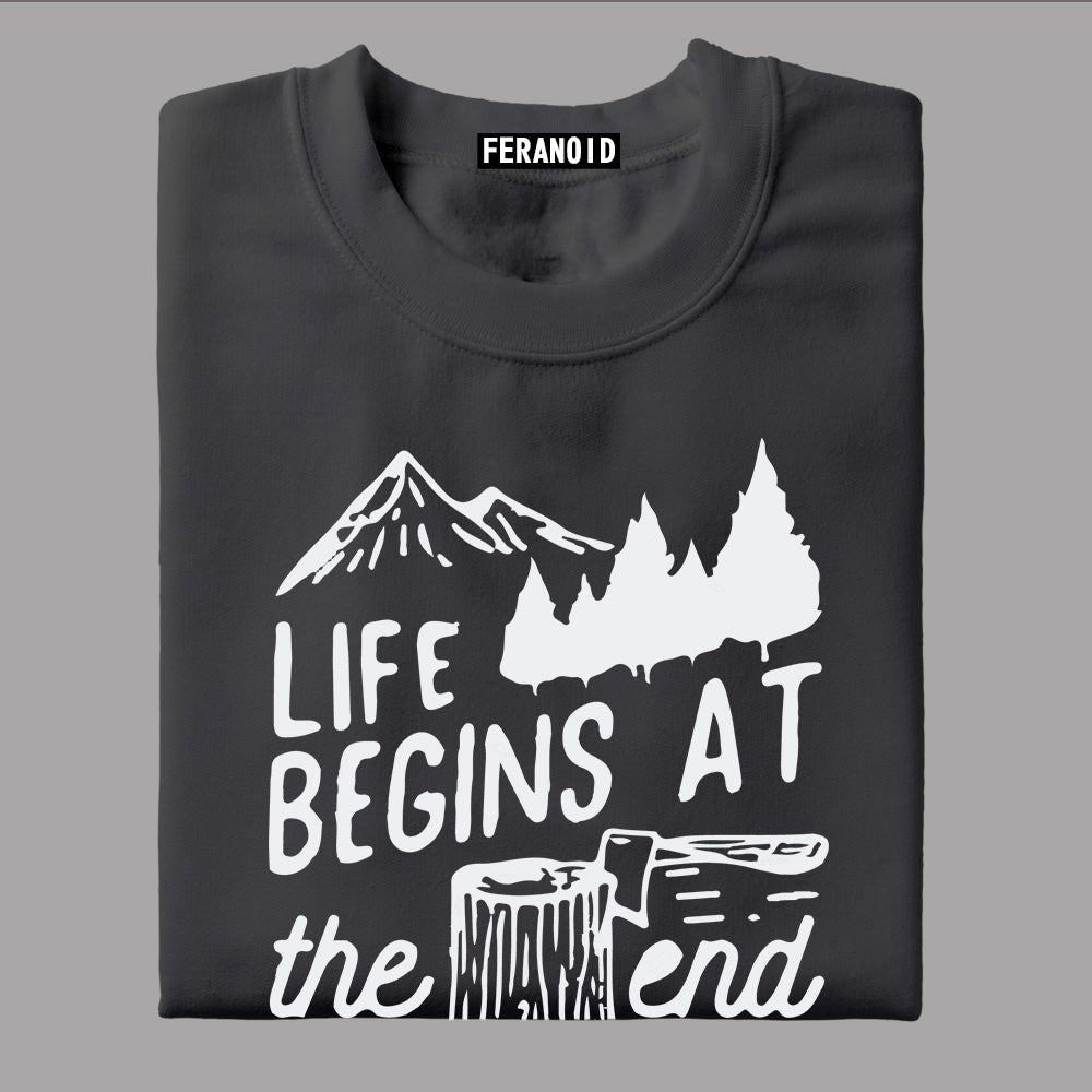 Life Begins Black T-Shirt