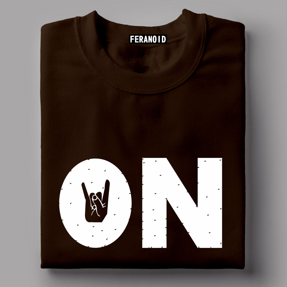 On Brown T-Shirt