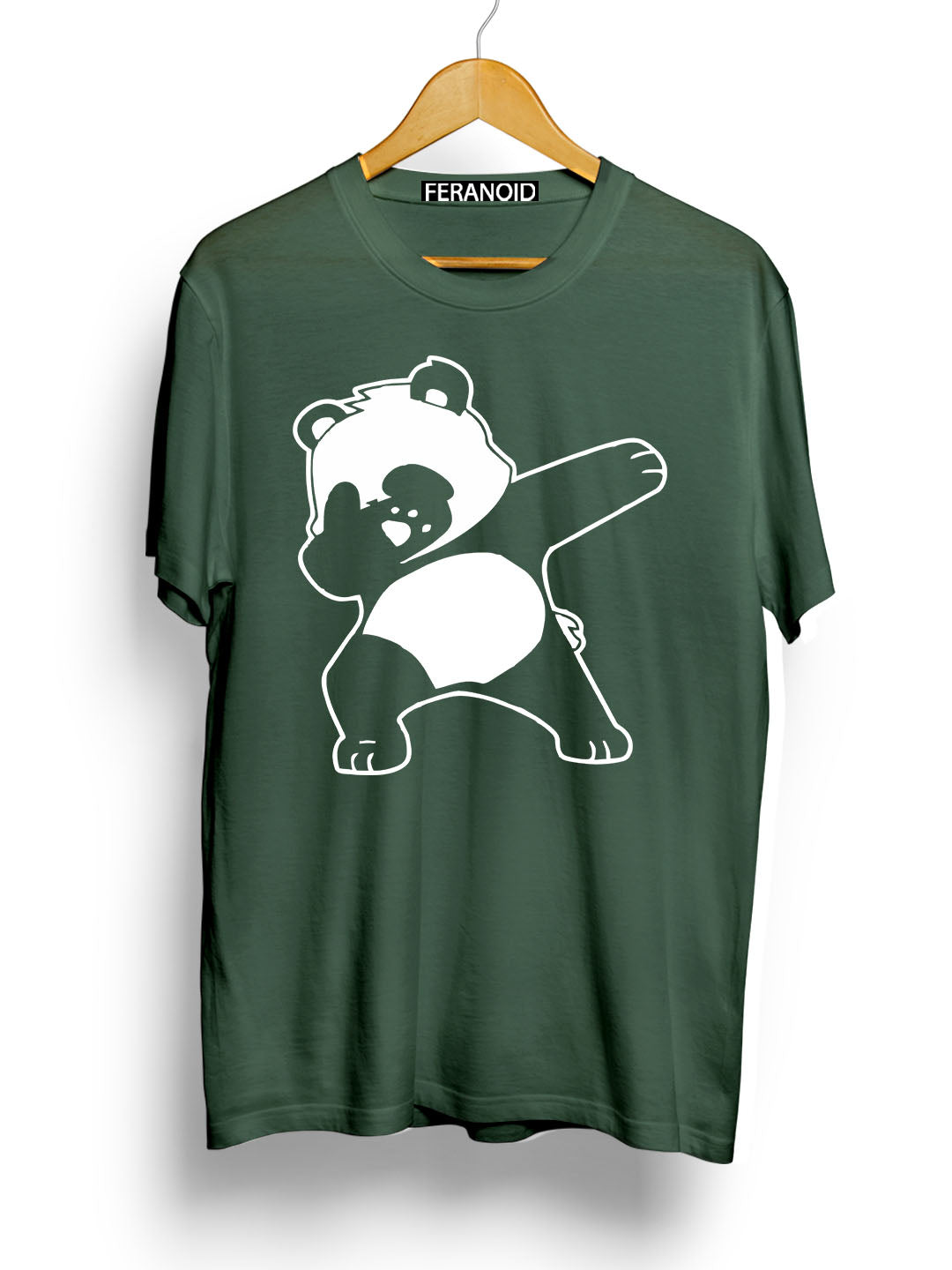 Panda Dab Light Green T-Shirt