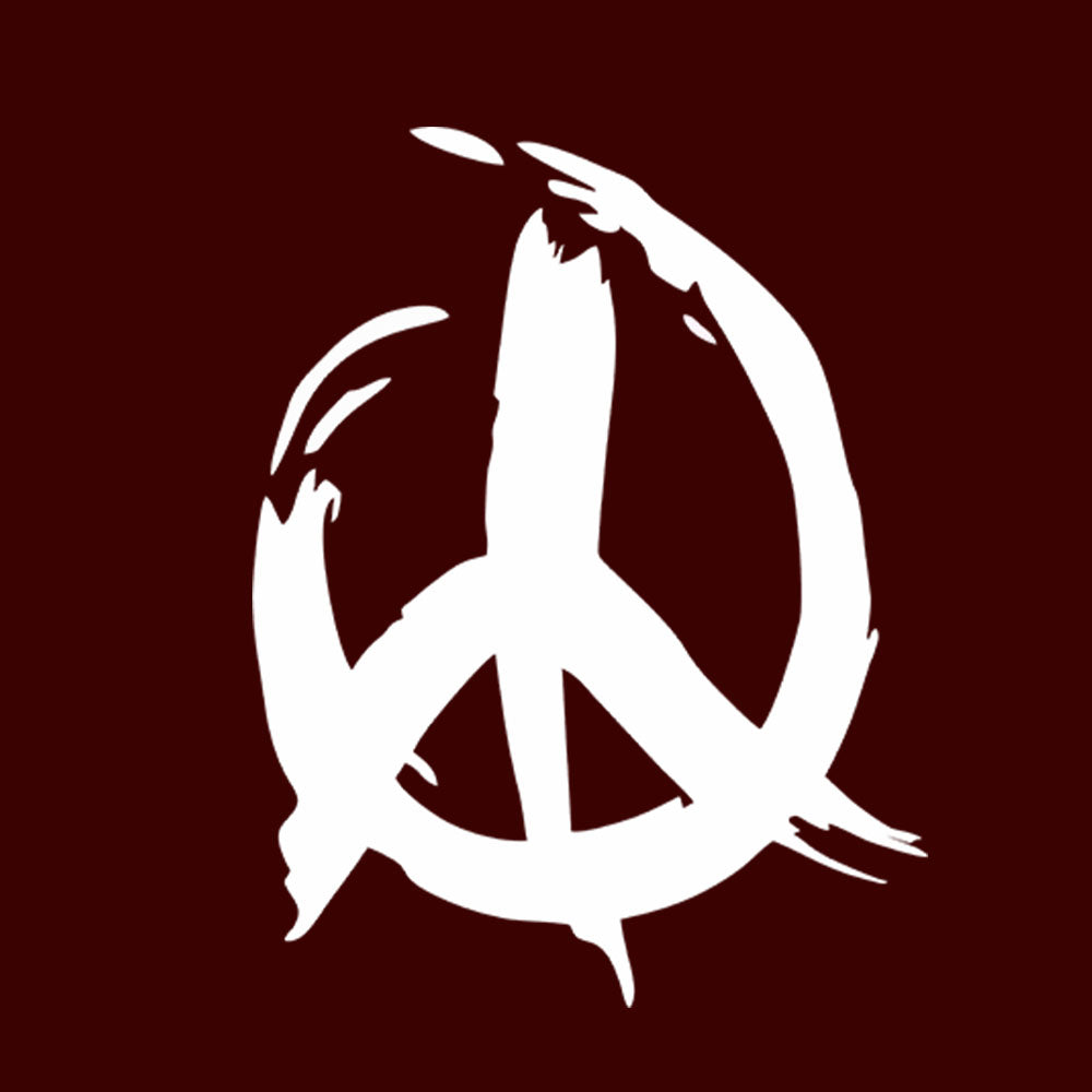 Peace Maroon T-Shirt