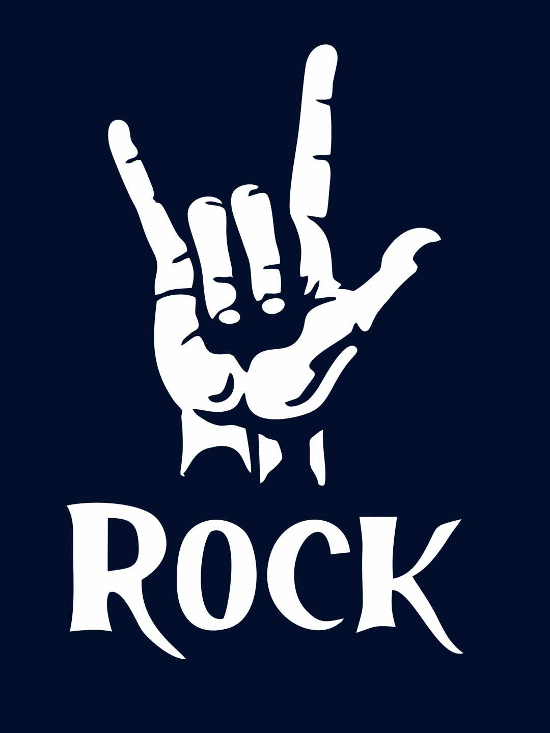 Rock Hand Blue T-Shirt