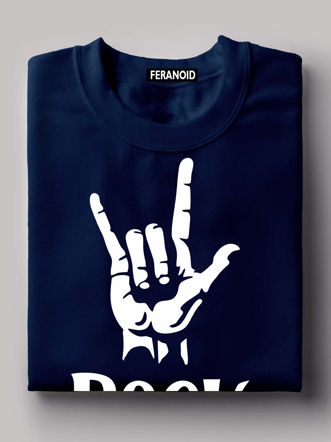 Rock Hand Blue T-Shirt