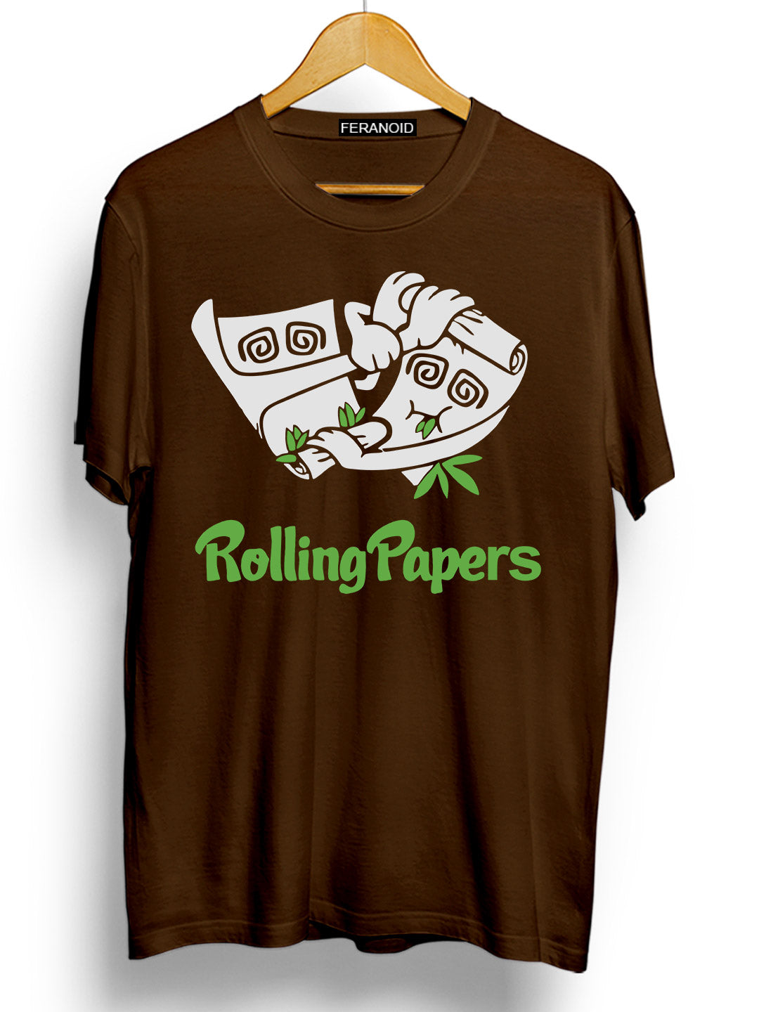 Rolling Papers Brown T-Shirt