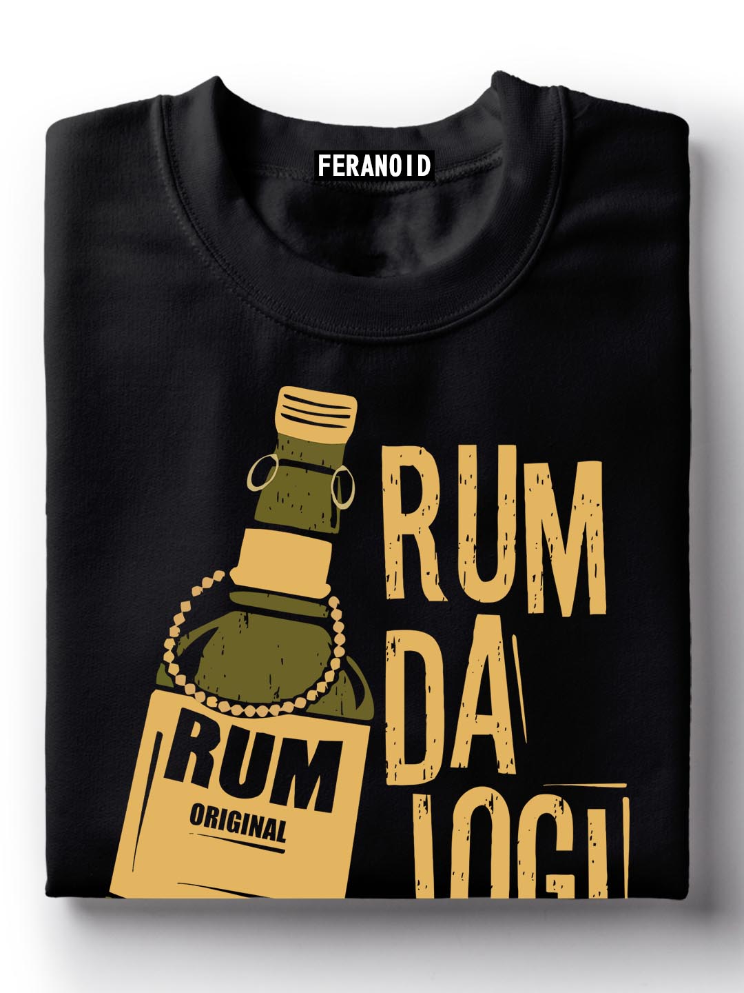 Rum Da Jogi Black T-Shirt