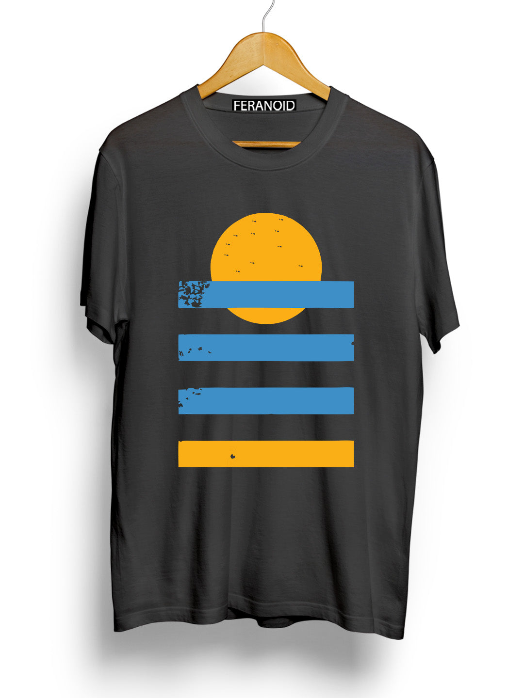 Sunset Sea Vintage Grey T-Shirt