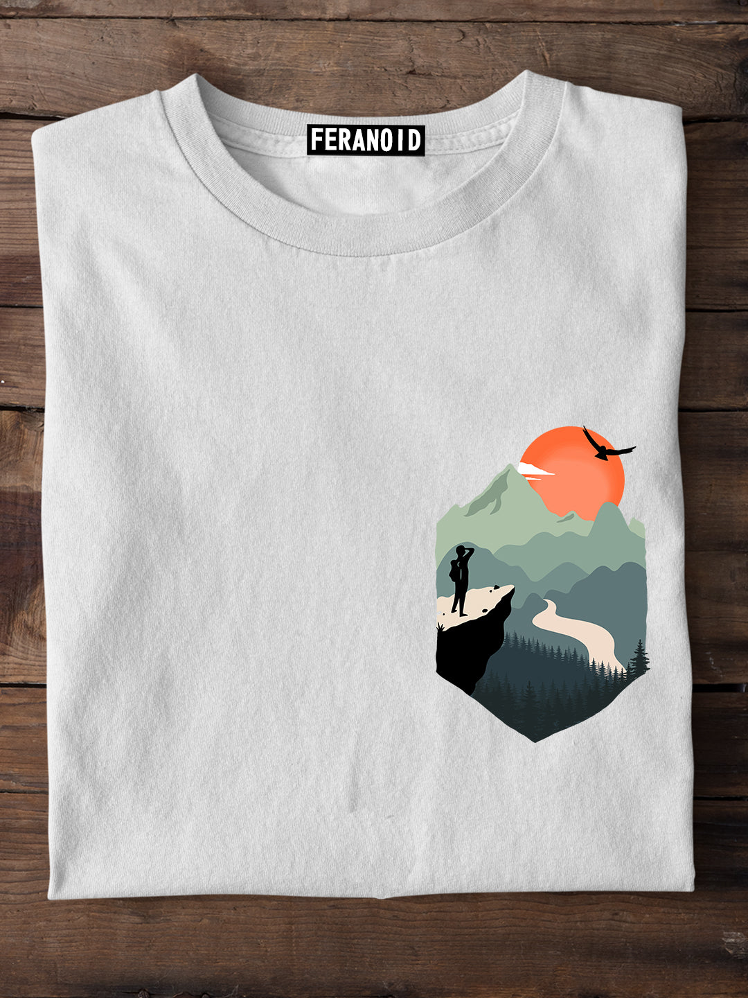 Travel Scene White T-Shirt