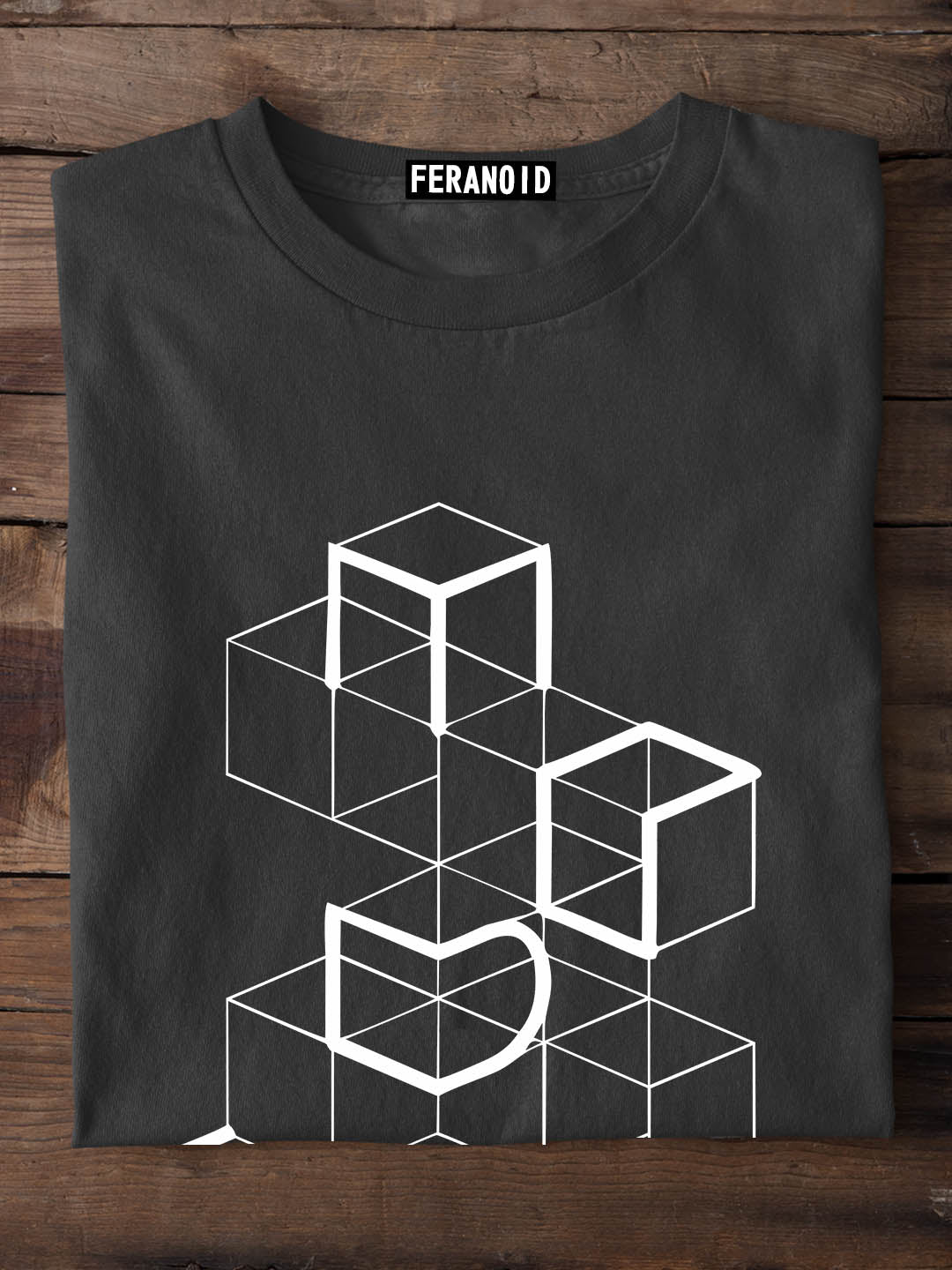 White Boxes Grey T-Shirt