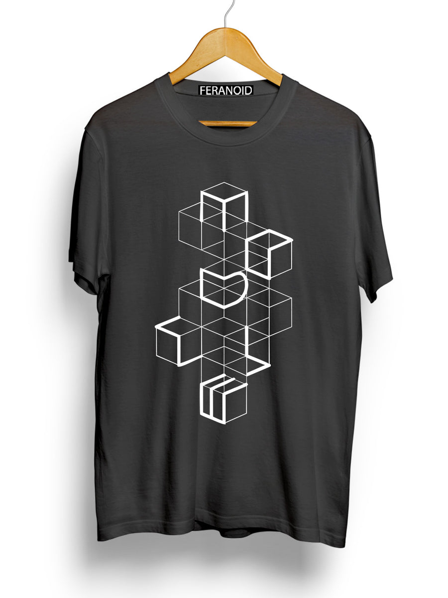 White Boxes Grey T-Shirt
