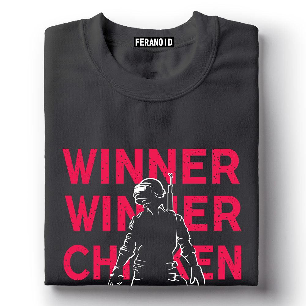 Winner Winner Chicken Dinner Grey T-Shirt
