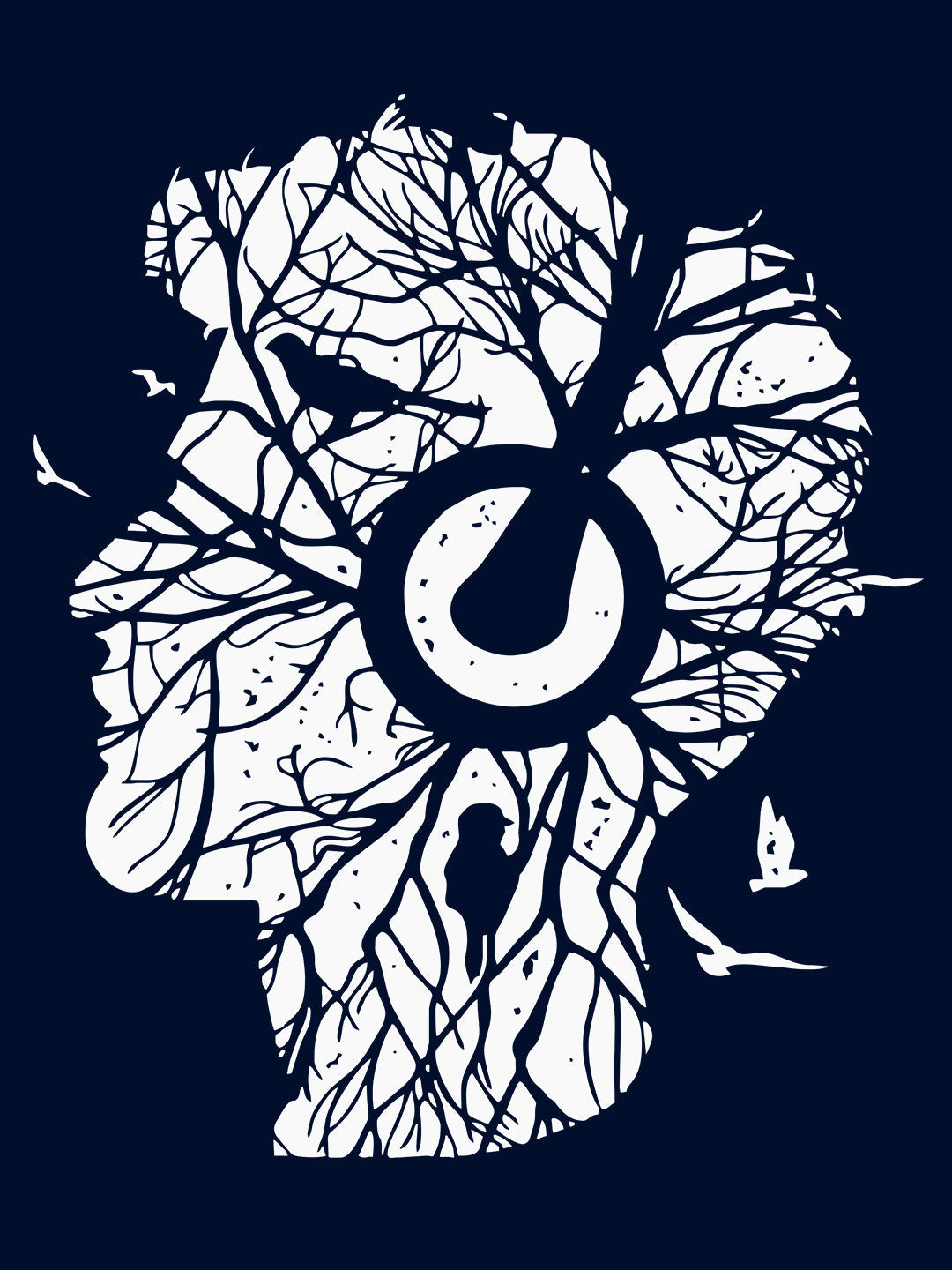 Woods Roots Music Blue T-Shirt