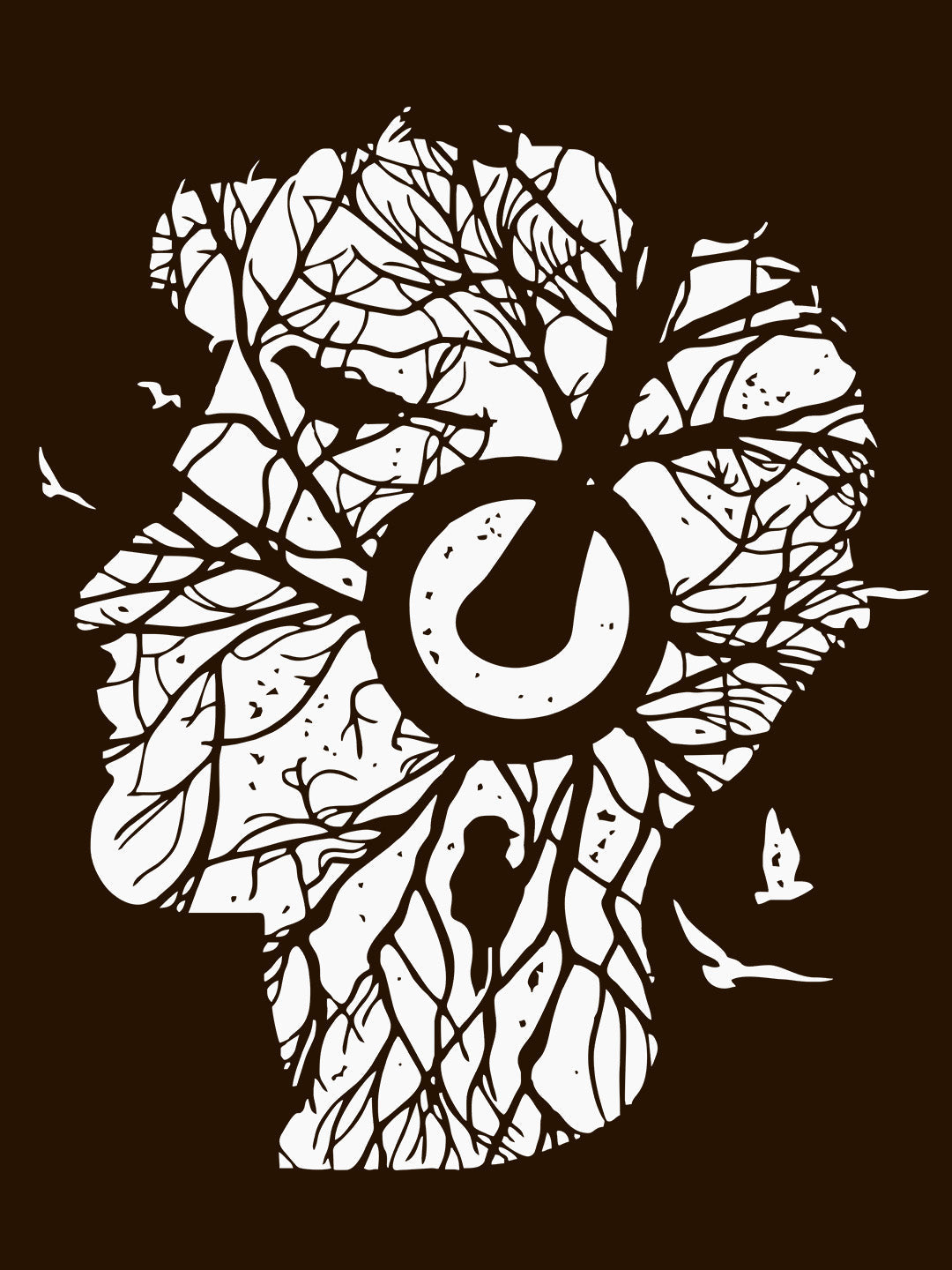 Woods Roots Music Brown T-Shirt