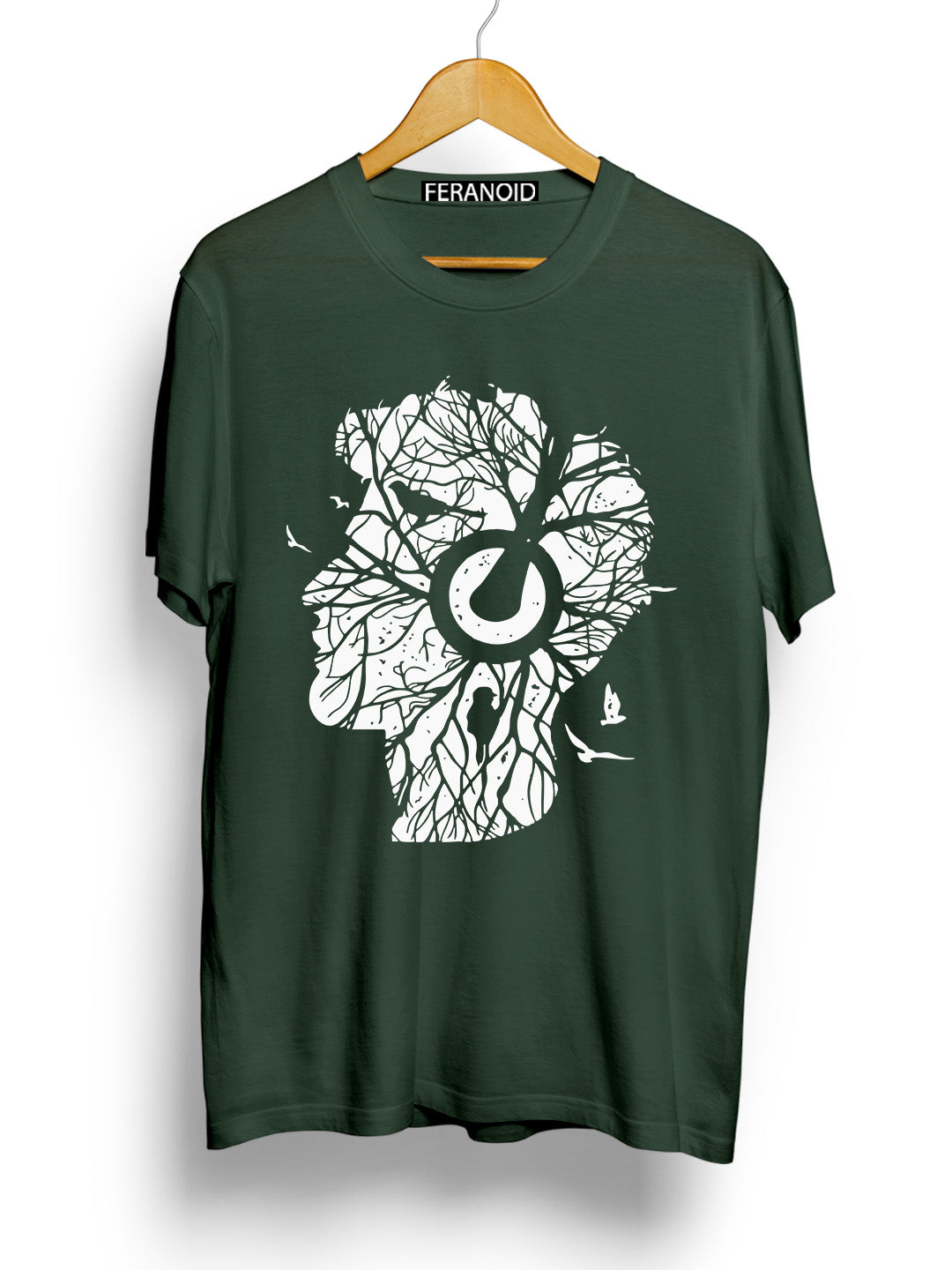 Woods Roots Music Light Green T-Shirt