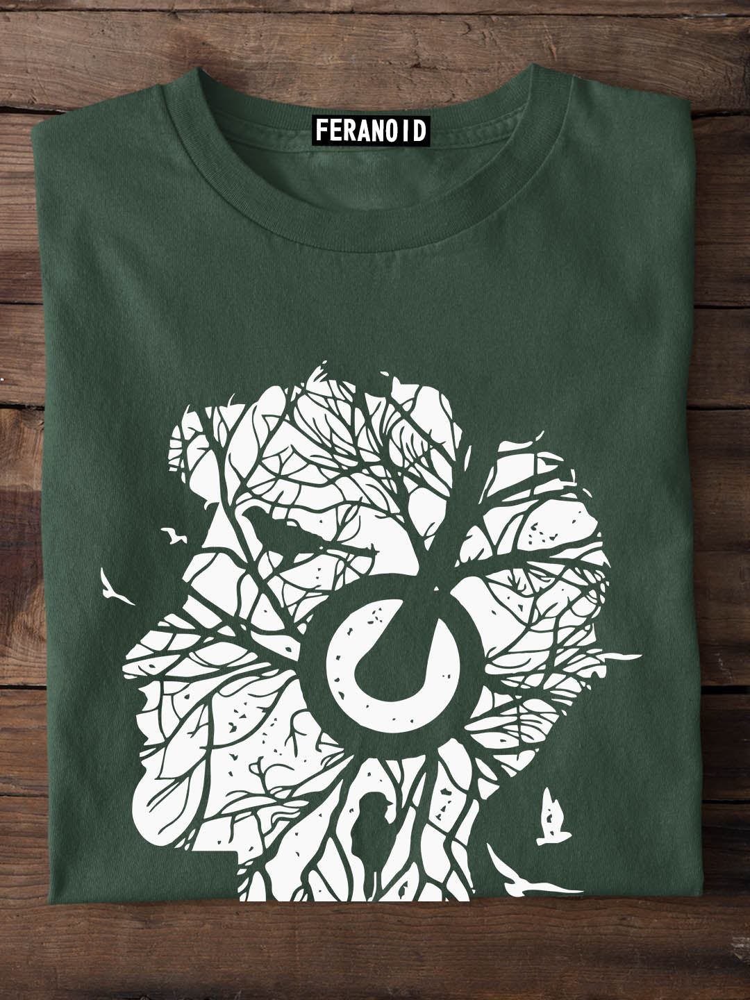 Woods Roots Music Light Green T-Shirt