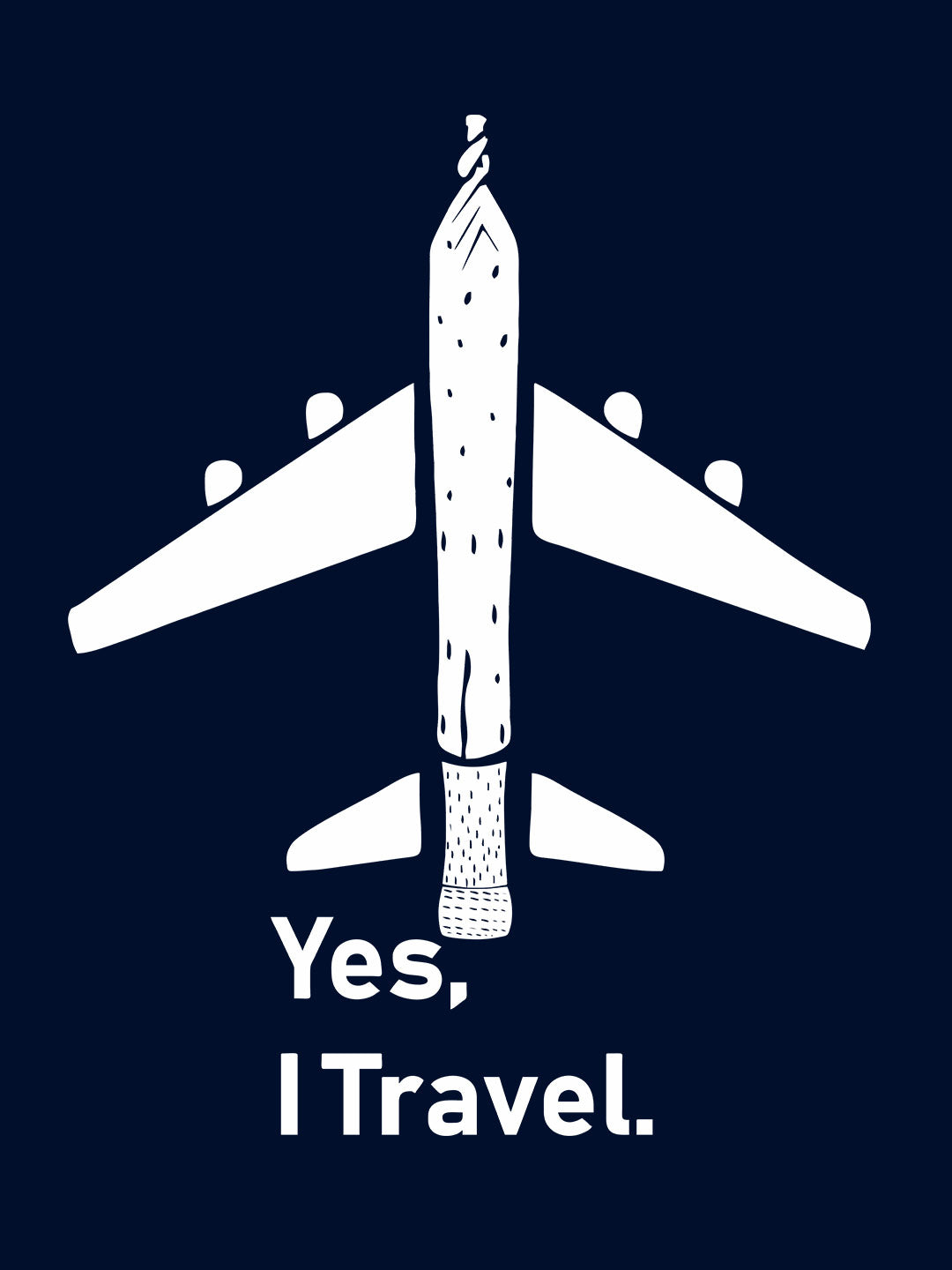 Yes I Travel Blue T-Shirt
