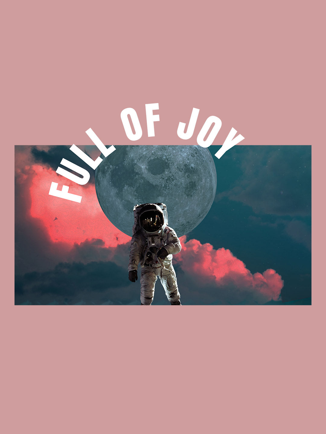 Full Of Joy Mauve T-Shirt