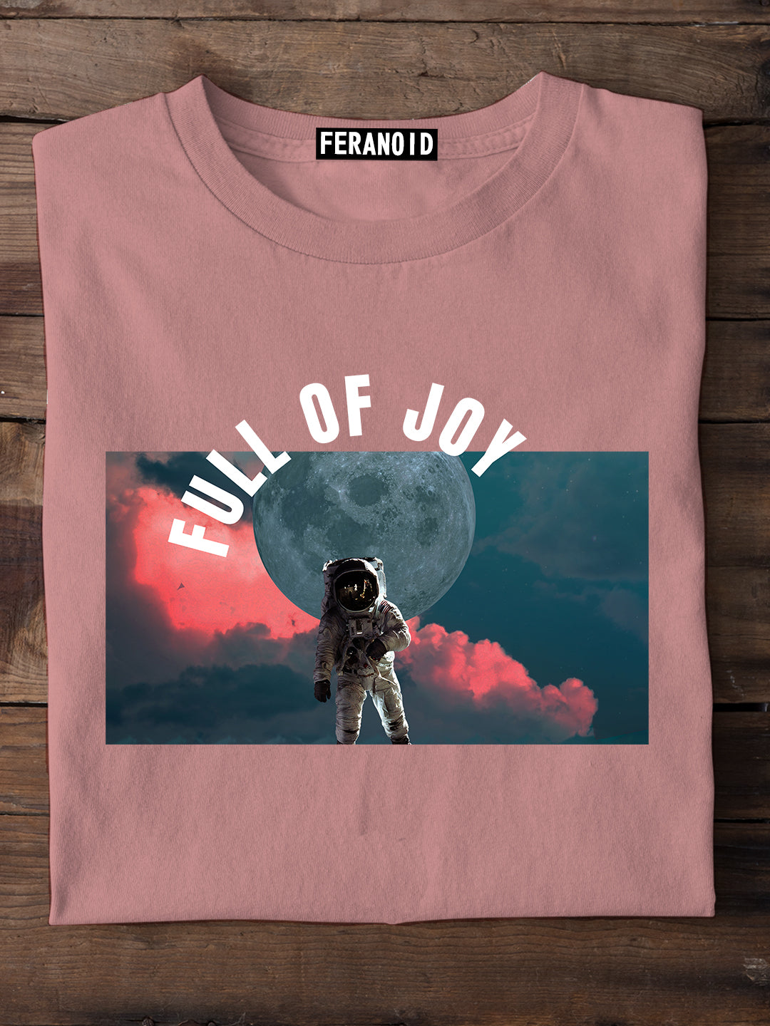 Full Of Joy Mauve T-Shirt